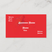 Red Business Card 名刺 (正面)