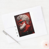 Red Bust Modern Sculpture スクエアシール (封筒)