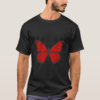 Red Butterfly Aesthetic Grunge Soft Tシャツ