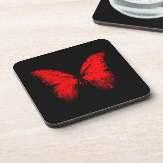 Red Butterfly Coasters コースター (左側)