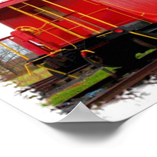 Red Caboose ポスター (角)