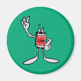 Red Can Creature Kitchen Fridge Magnet マグネット