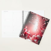 Red Candles Decorative Christmas Holiday Planner プランナー手帳 (ディスプレー)