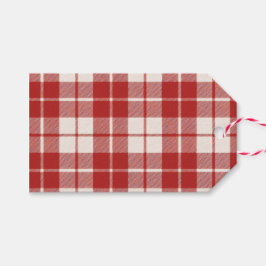 Red Candy Cane ギフトタグ