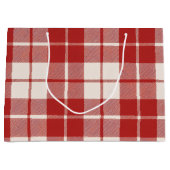 Red Candy Cane ラージペーパーバッグ (正面)