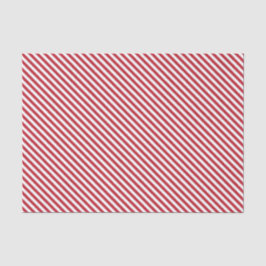 Red Candy Cane Stripe Tissue Paper 薄葉紙