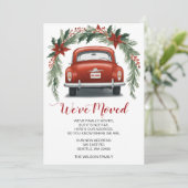 Red Car Christmas We've Moved Holiday Announcement (スタンド正面)