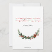 Red Car Christmas We've Moved Holiday Announcement (裏面)