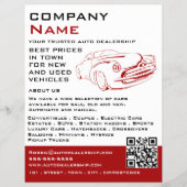 Red Car Logo、Auto Dealership 広告's チラシ (正面)