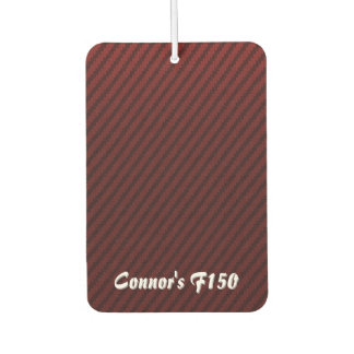 Red Carbon Fiber Style カーエアーフレッシュナー