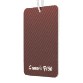 Red Carbon Fiber Style カーエアーフレッシュナー (左)