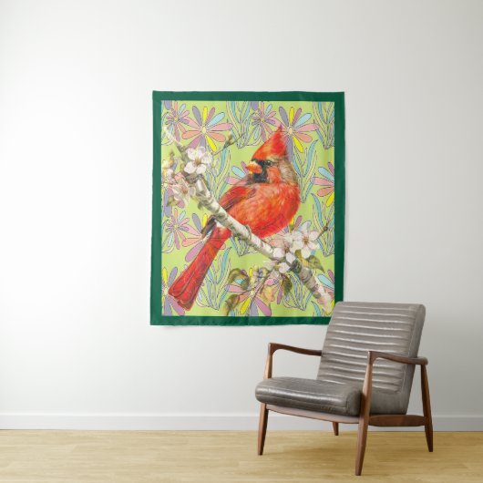 red cardinal タペストリー (インサイチュ)