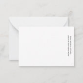 RED CARDINAL IN WHITE BIRCHES WITH BERRIES  ノートカード (裏面)