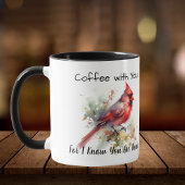 Red Cardinal ''Sympathy'' 名前入れ マグカップ