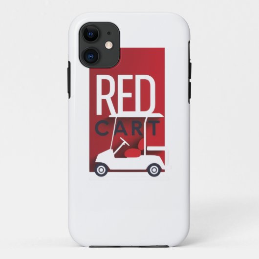 Red Cart Golf Mobile Case Case-Mate iPhoneケース (裏面)