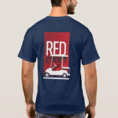 Red Cart Golf T-Shirt Tシャツ (裏面)