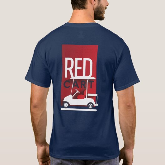 Red Cart Golf T-Shirt  Tシャツ (裏面)