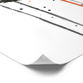 Red Caviar Gunkan Sushi ポスター (角)