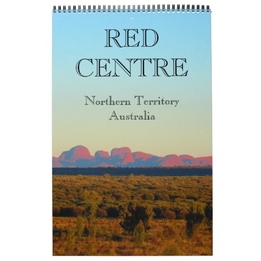 red+centre+australia カレンダー (カバー)