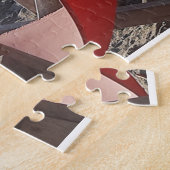 Red Chairs on Sandy Beach ジグソーパズル (側面)