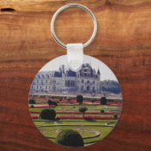 Red Chatau de Chenonceaux,フランスの花 キーホルダー (正面)