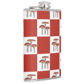 Red check with mushroom フラスク (右)