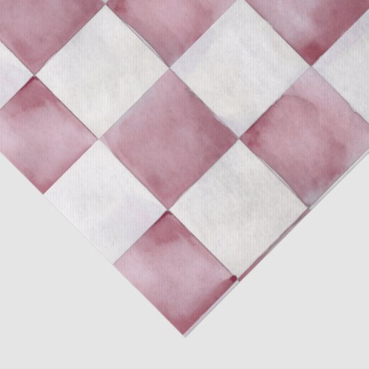Red Checkered Decorative Tissue Wrap Paper 薄葉紙 (詳細)