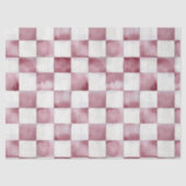 Red Checkered Decorative Tissue Wrap Paper 薄葉紙 (正面)