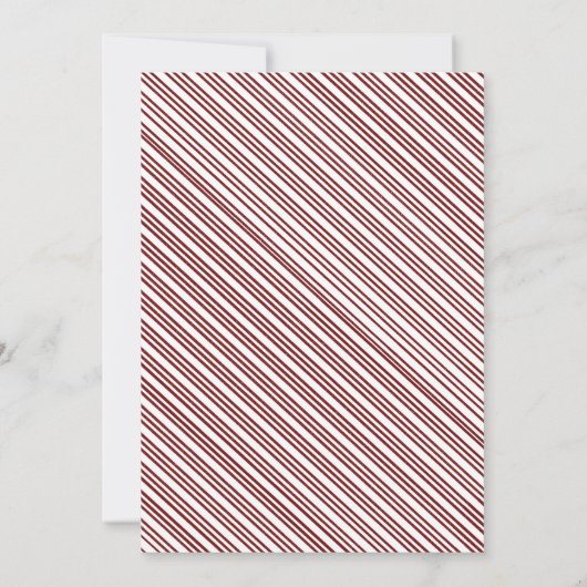 Red Cherries in Martini – Valentine’s Day Party 招待状 (裏面)