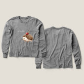 Red Cherry Adorable Hedgehog (デザイン 正面＆背面)