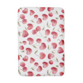 Red Cherry Hearts バスマット (正面縦)