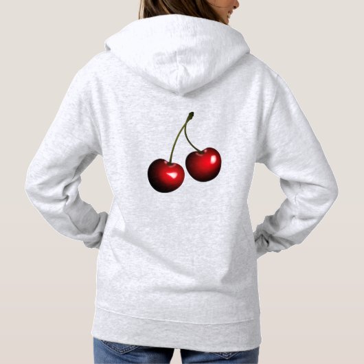 Red Cherry Hoodie Fruits パーカ (裏面)