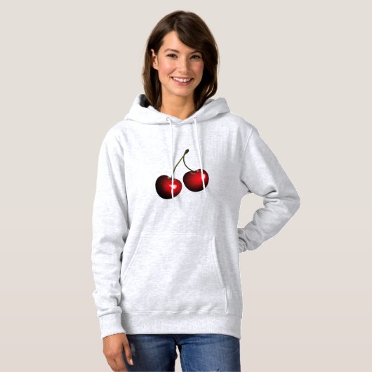 Red Cherry Hoodie Fruits パーカ (正面フル)