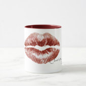 Red Cherry Lips Kiss マグカップ (中央)