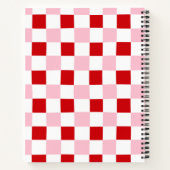 Red Cherry & Pink Bows Custom Photo Sketchbook ノートブック (裏面)