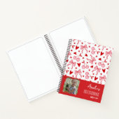 Red Cherry & Pink Bows Custom Photo Sketchbook ノートブック (内部)