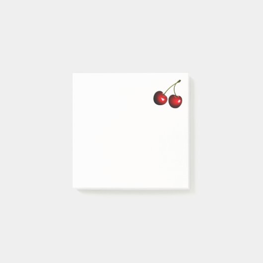 Red Cherry Post-it® Notes ポストイット (正面)