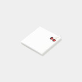 Red Cherry Post-it® Notes ポストイット (アングル)