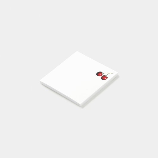 Red Cherry Post-it® Notes ポストイット (アングル)