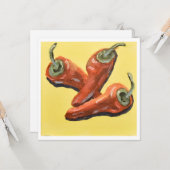 Red Chili Pepper Trio カード (正面/裏面インサイチュ)