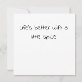 Red Chili Peppers カード (裏面)