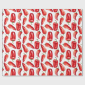 Red Chili Peppers ラッピングペーパー (フラット)