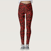 Red Chili Peppers Leggings レギンス (正面)