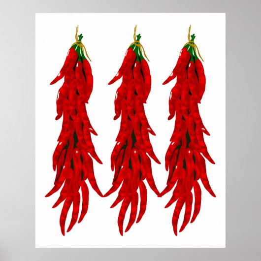 Red Chili Peppers Print Poster ポスター (正面)