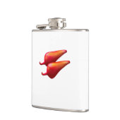 Red Chili Peppers white wrapped flask フラスク (左)