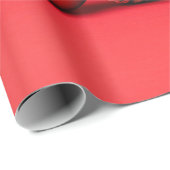 Red Christmas Balls and Pinecones  ラッピングペーパー (ロールコーナー)