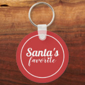 Red Christmas Bows キーホルダー (裏面)