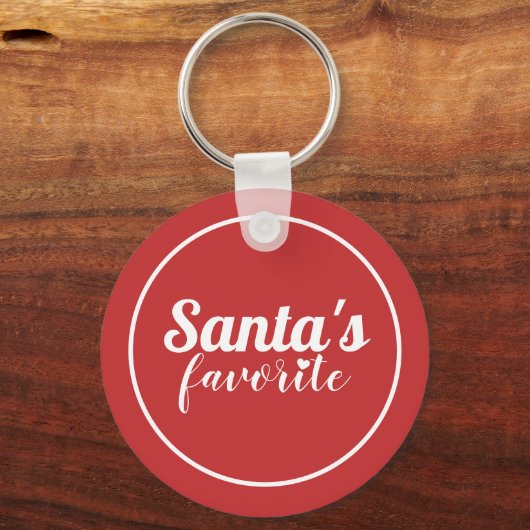 Red Christmas Bows キーホルダー (裏面)