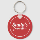 Red Christmas Bows キーホルダー (裏面)