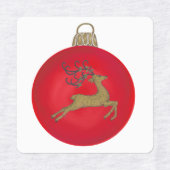 RED CHRISTMAS BUBBLE ラベル (デザイン2)